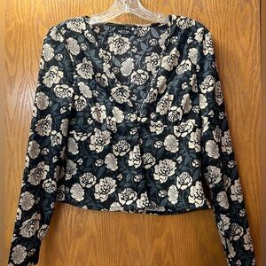 Nasty Gal v-neck button top